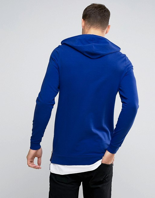 Muscle Hoodie With Side Zips – Influence