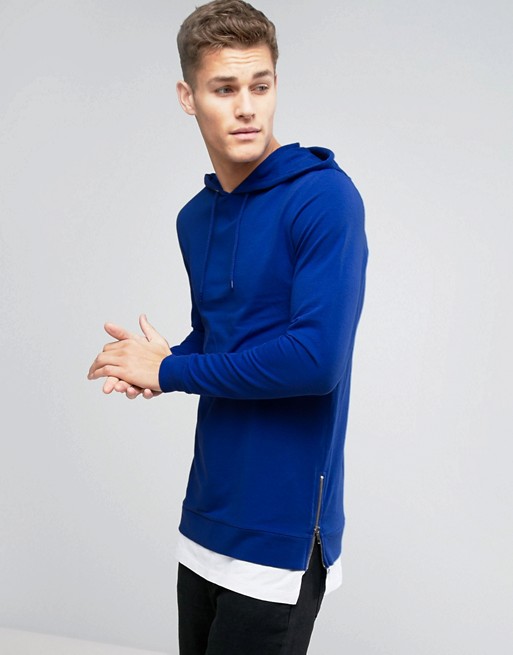 Muscle Hoodie With Side Zips – Influence